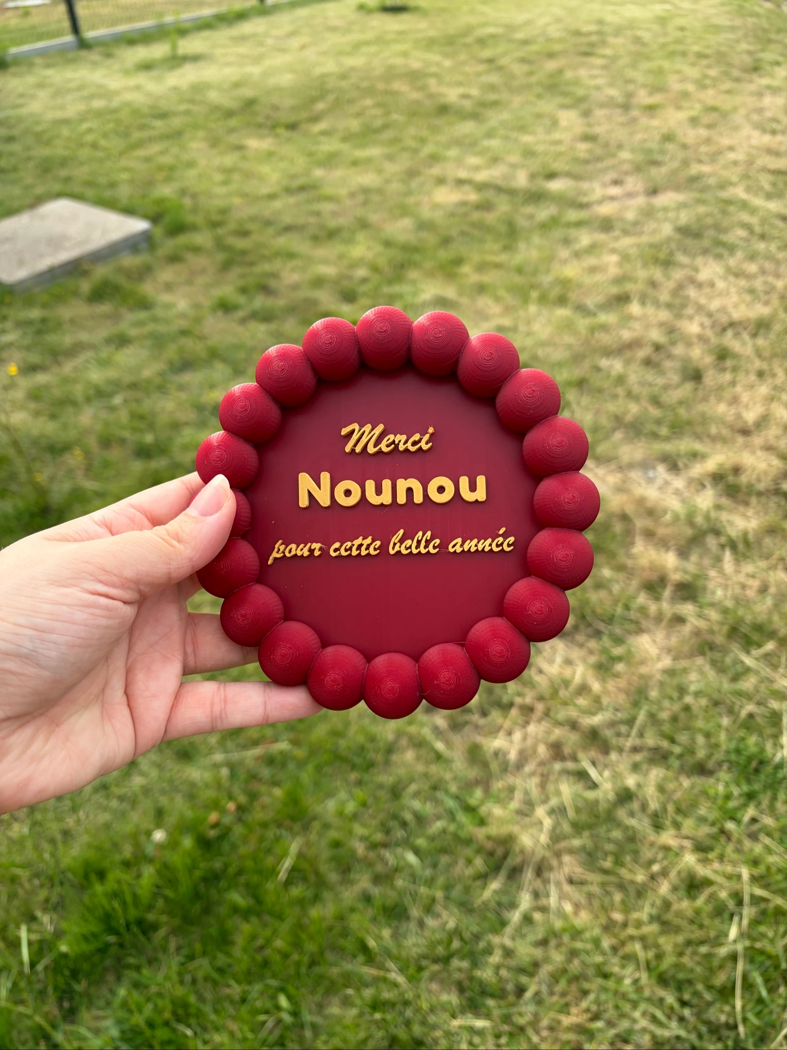 Vide-poche "Merci Nounou" – Novo – Impressão 3D – photo 2